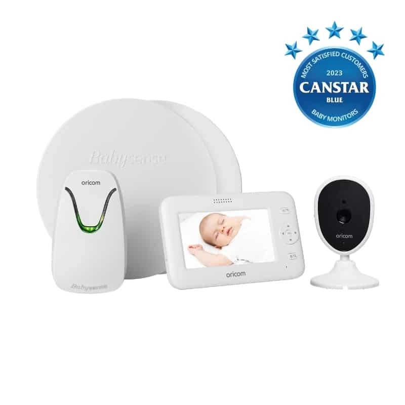 Oricom Babysense7 + Secure SC740 Digital Video Baby Monitor with Motorised Pan Tilt Camera Bundle Pack (BS7VPSC740)