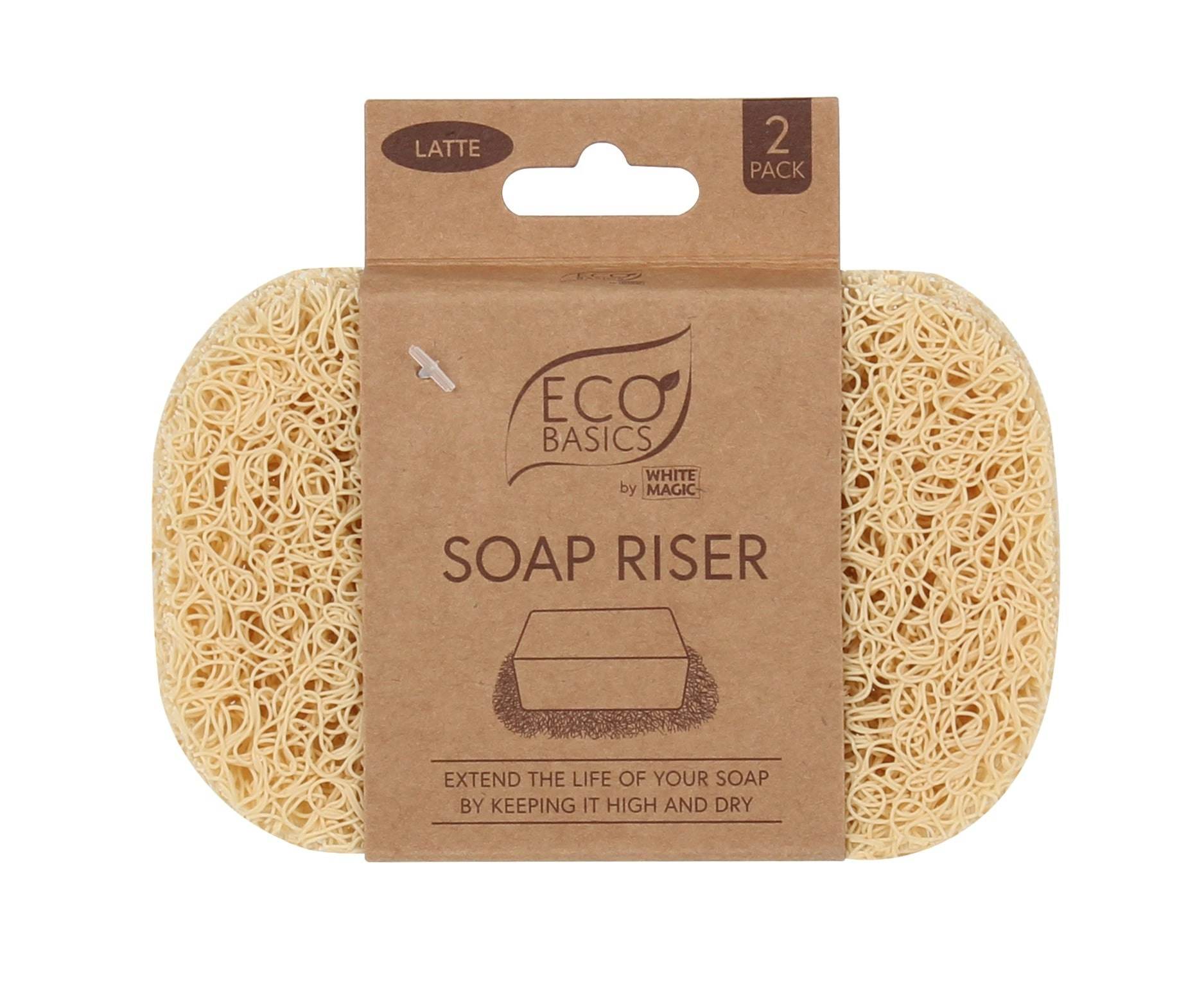 White Magic Eco Basics Soap Riser- Latte