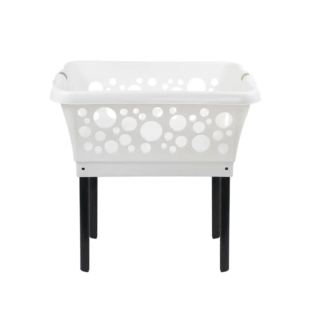 White Magic Laundry Basket with Legs