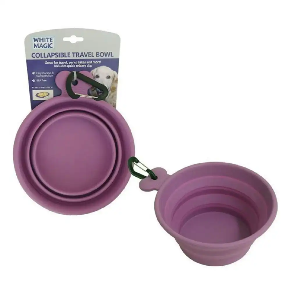 White Magic Collapsible Travel Bowl