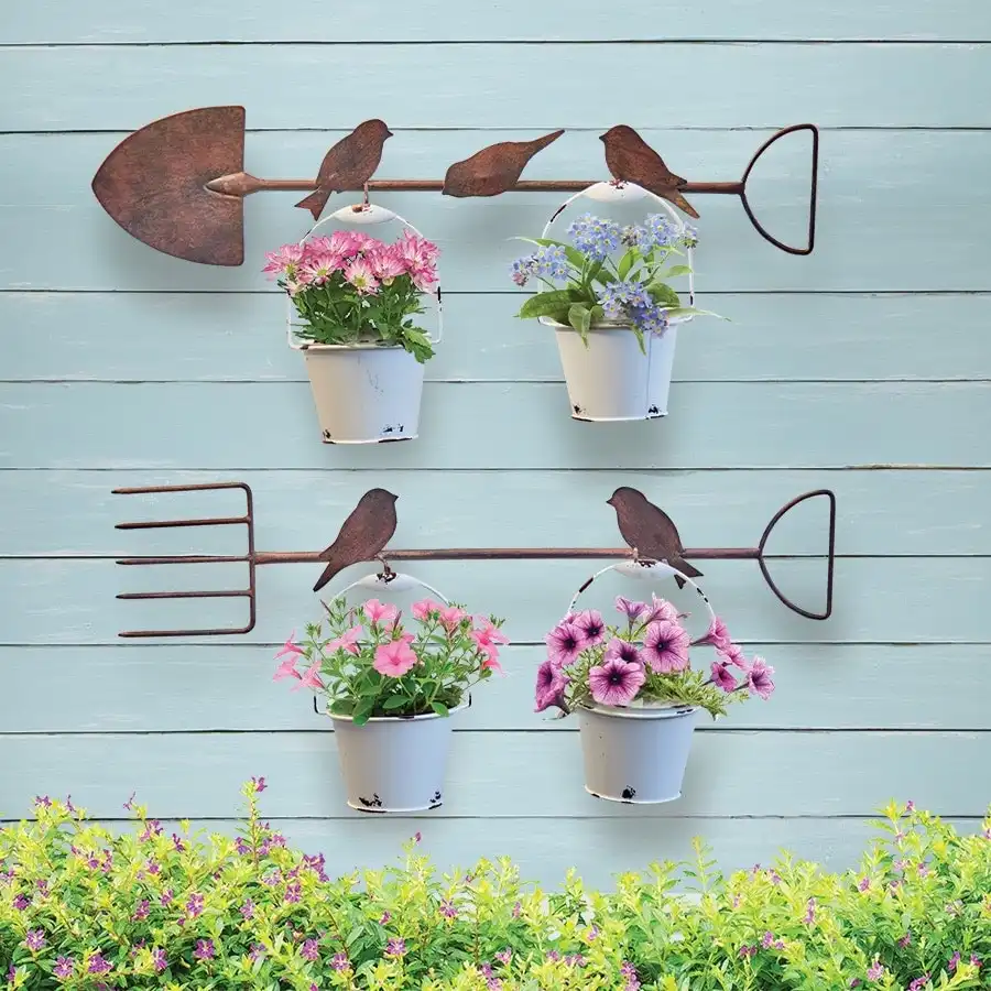 Perching Birds Tool Planters