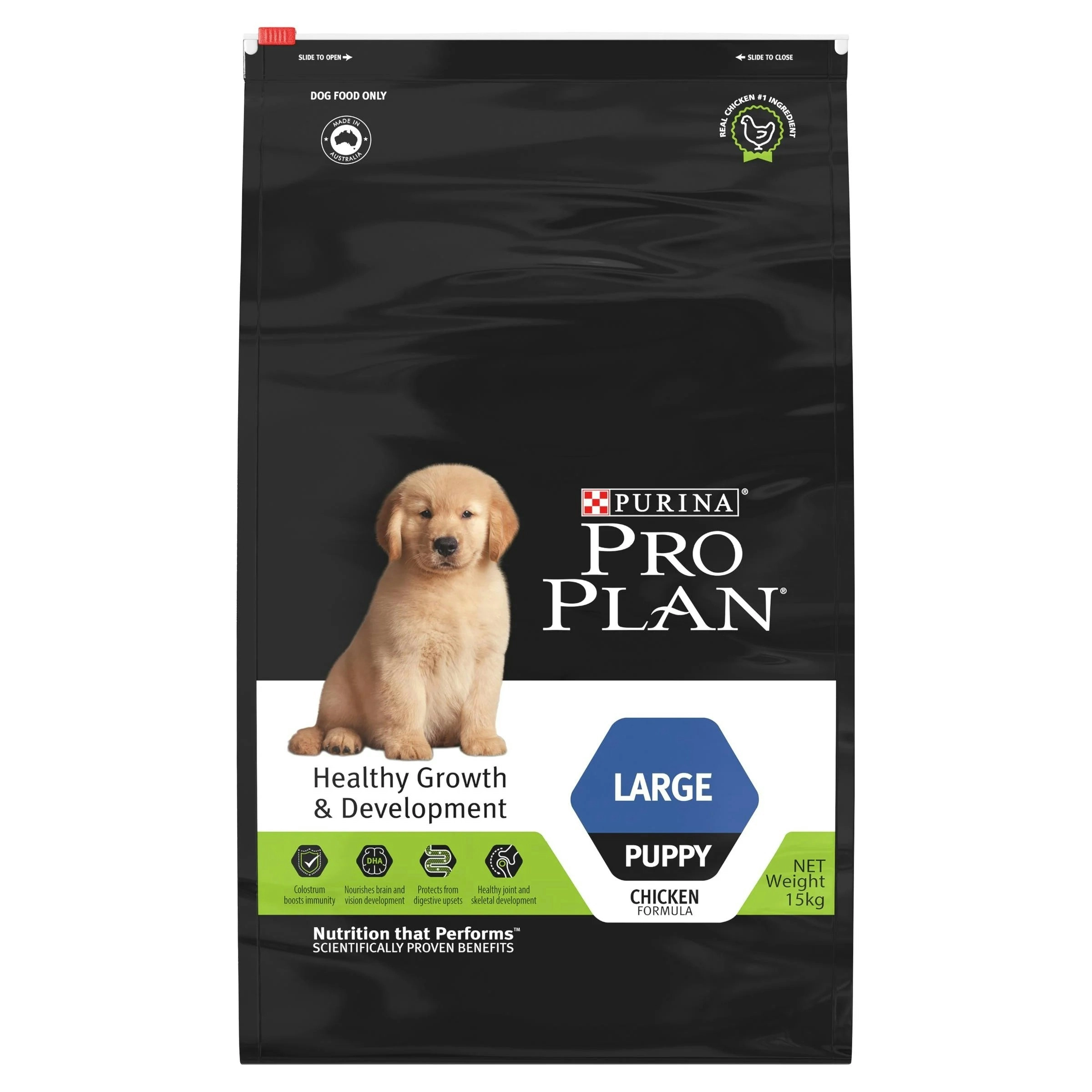 PRO PLAN Puppy Large Breed Dry Dog Food with Chicken - 3kg