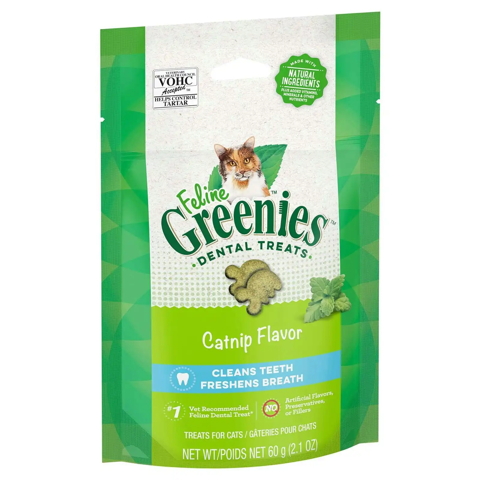 GREENIES Feline Dental Cat Treats Catnip