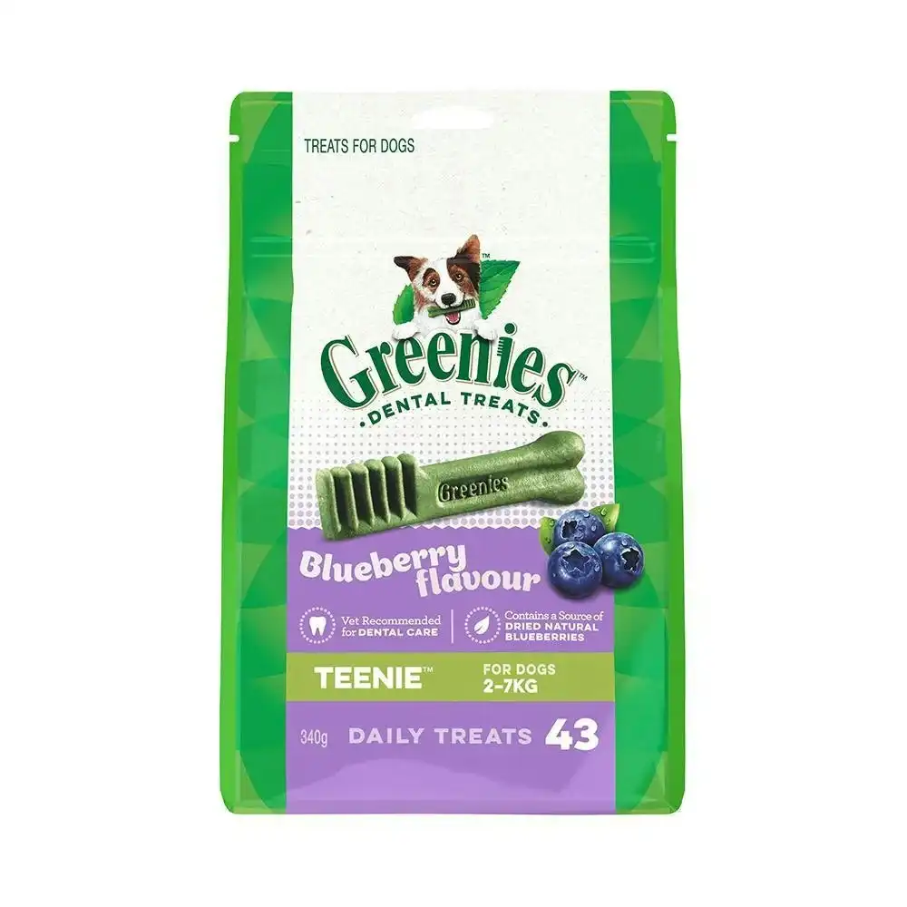 Greenies Dog Blueberry Dental Treats For Teenie Dogs