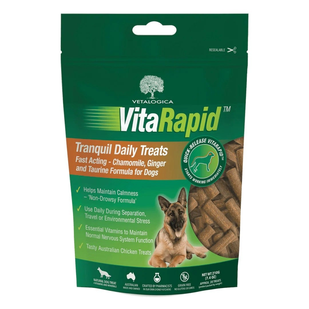 Vetalogica VitaRapid Grain Free Tranquil Daily Treats For Dogs