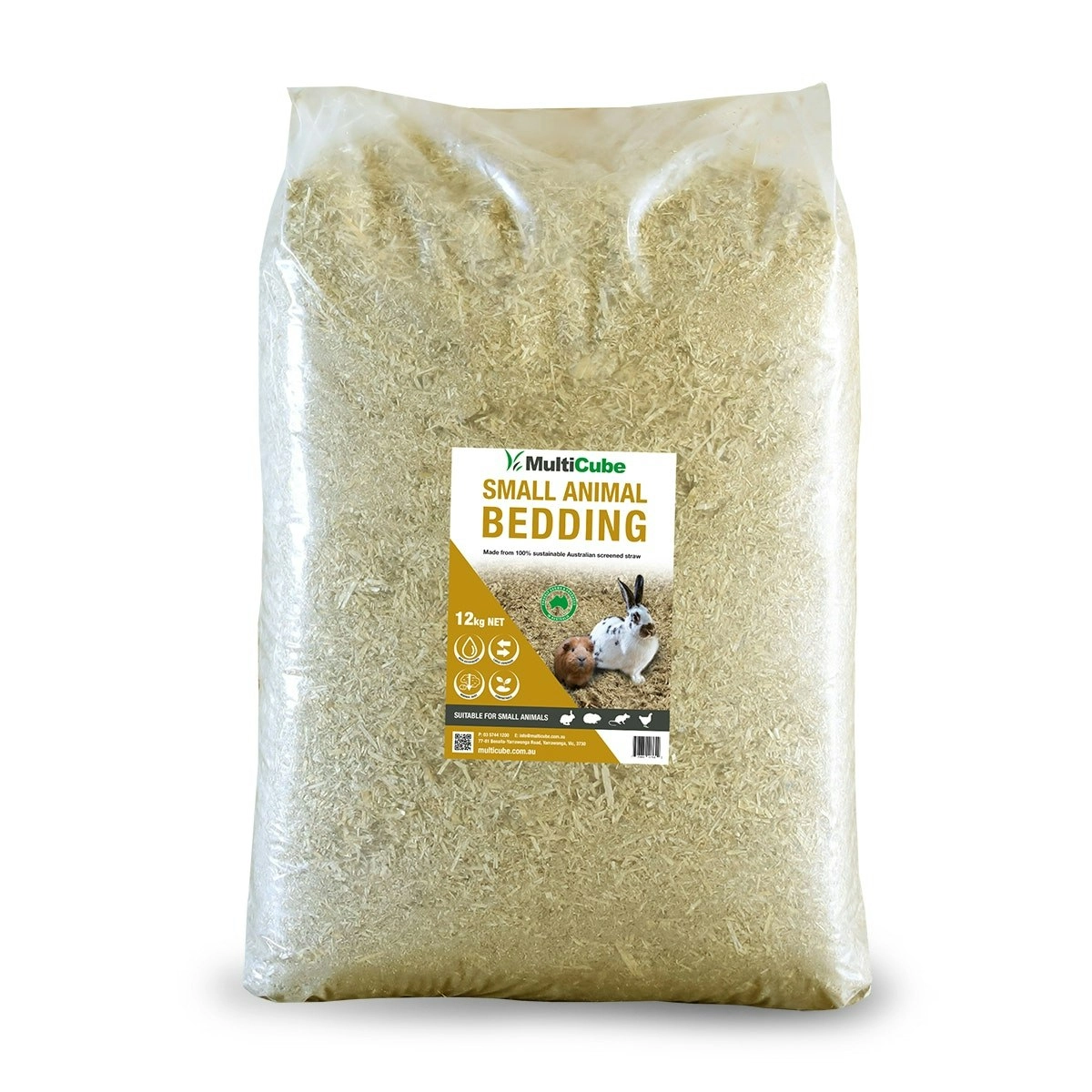 Multicube Sustainable Small Animal Bedding 12kg