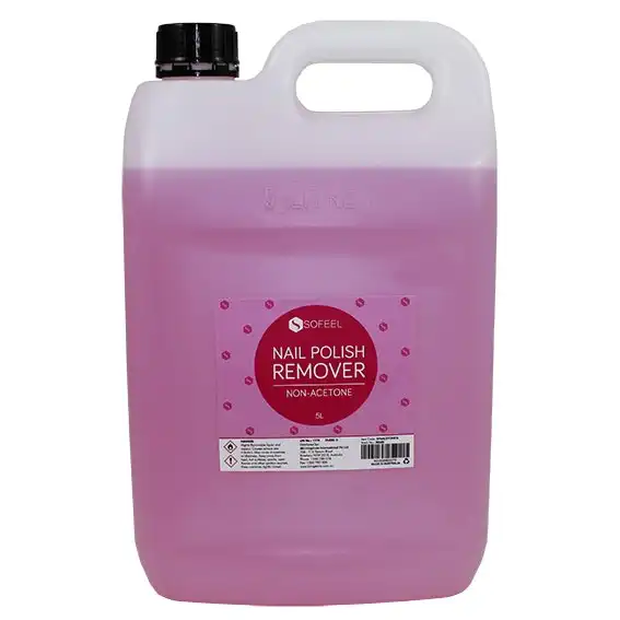 Sofeel Nail Polish Remover Non-Acetone Pink 5L