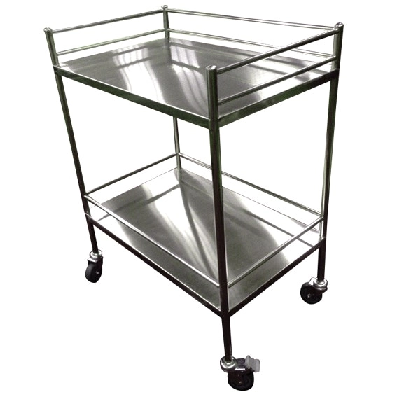 Livingstone Stainless Steel Trolley 700L x 450W x 900Hmm No Drawer