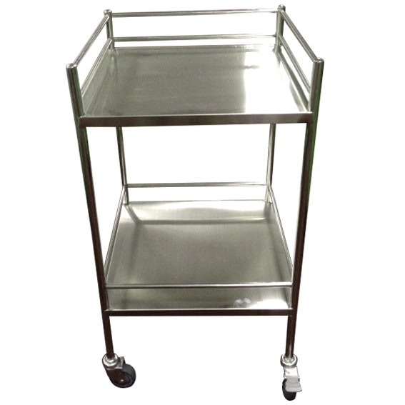 Livingstone Stainless Steel Trolley 490L x 490W x 900Hmm No Drawer