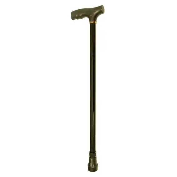 Livingstone Walking Stick, Aluminium, Black, Adult, Adjustable 70.5-93 cm, Withstand up to 100 kg, Each x3