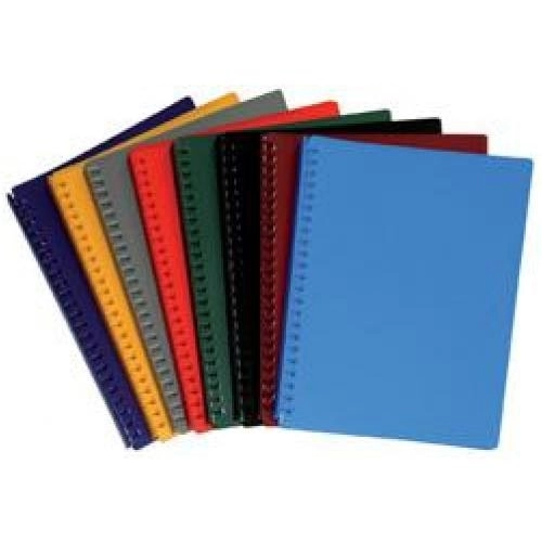 Display Book, A4, Refillable, 20 Pocket, Grey, Each