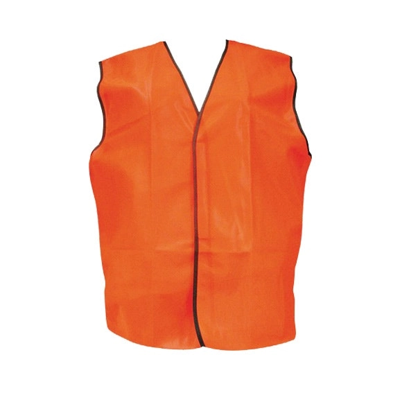 Livingstone High Visibility Safety Vest Extra Large Orange with Livingstone Logo