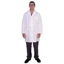 Livingstone Laboratory Coat with Press Stud Fastenings Extra Large (Male 127, Female 28) White