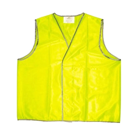 High Visibility Safety Vest Extra Large Yellow Visitor with Livingstone Logo