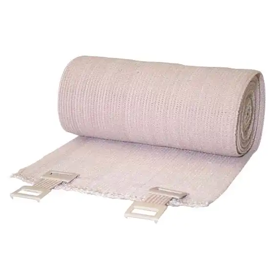 Komprez Elastic Heavy Compression Bandage Brown, 15cm x 1.6 metres, stretchable to 4.5 metres, Loose x8