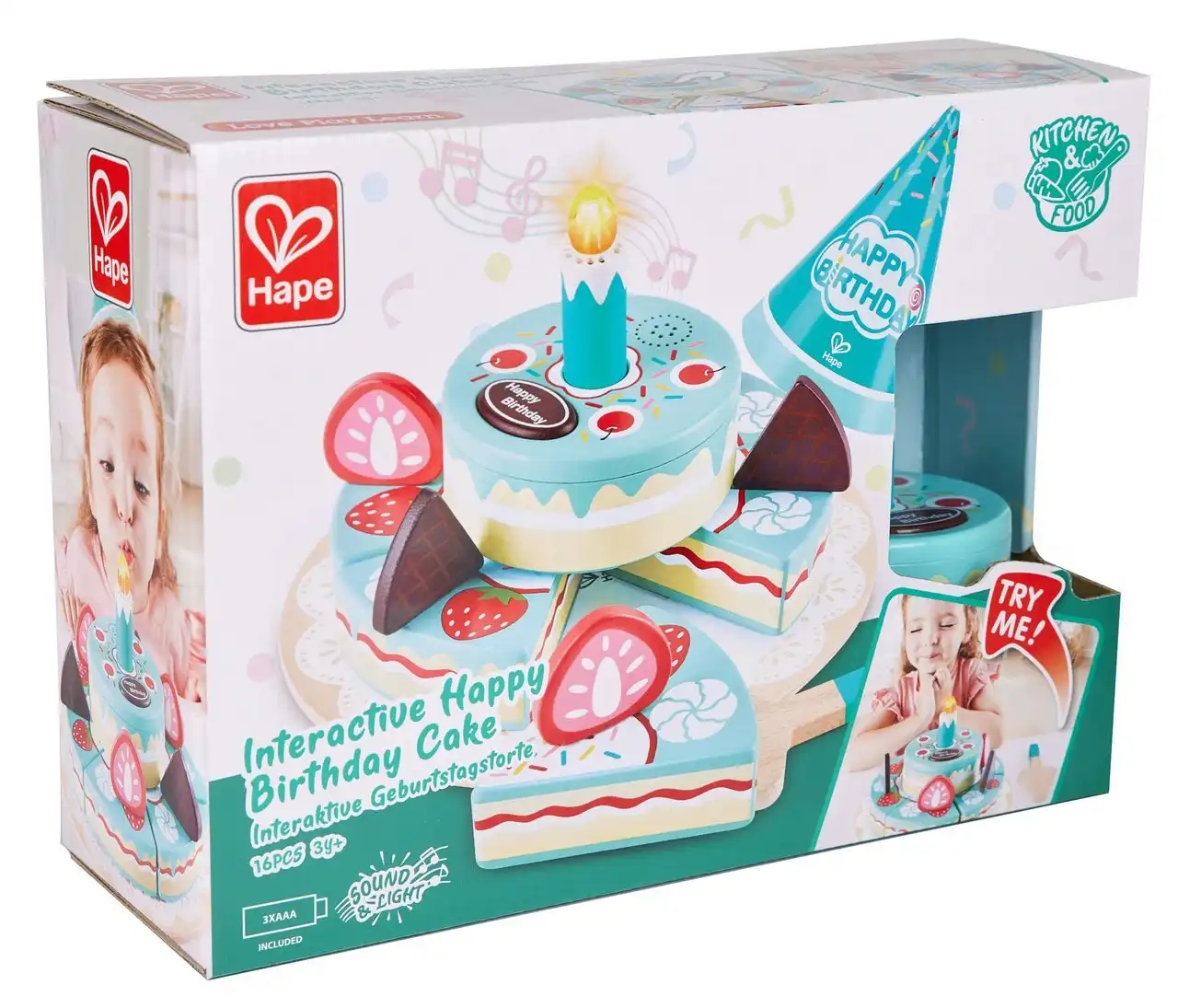 Hape Interactive Happy Birthday Cake