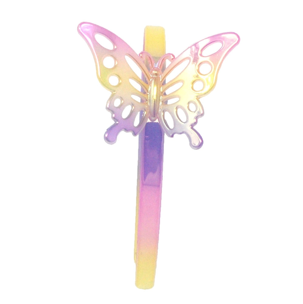 Pastel Iridescent Butterfly Headband