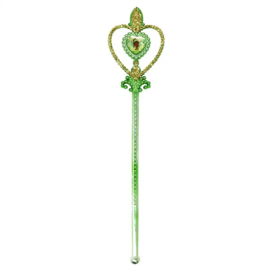 Disney Princess Tiana Heart Gemstone & Glitter Wand