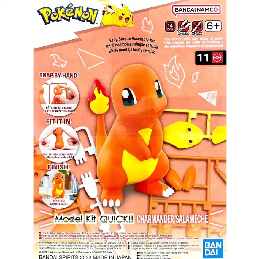 Pokemon Model Kit Charmander Quick!! 11