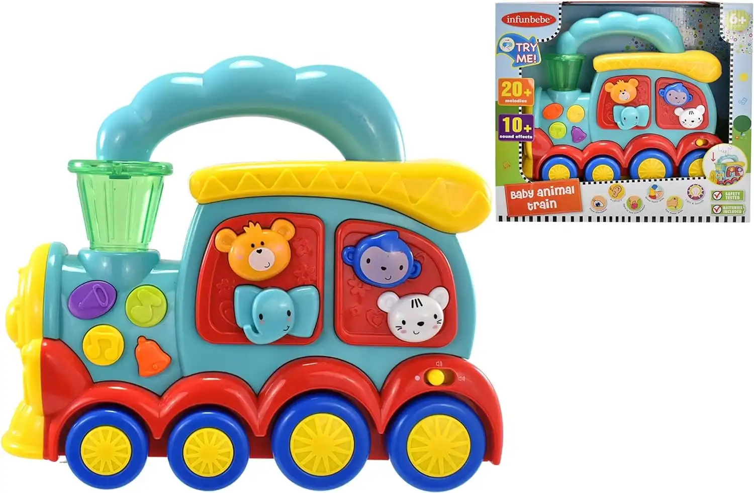 Infunbebe Baby Animal Train