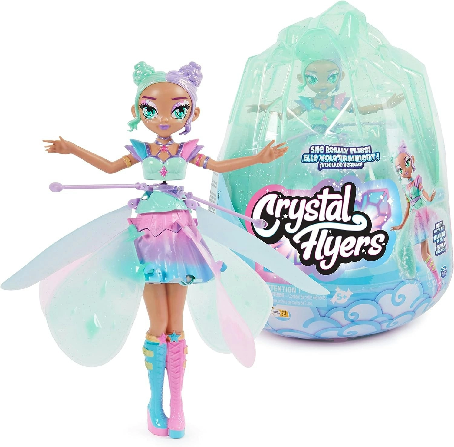 Hatchimals Crystal Flyers, Pastel Kawaii Doll