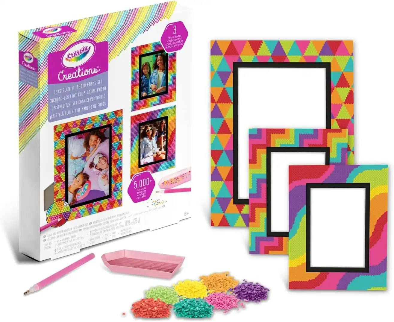 Crayola Creations Crystalize It Photo Frame Set