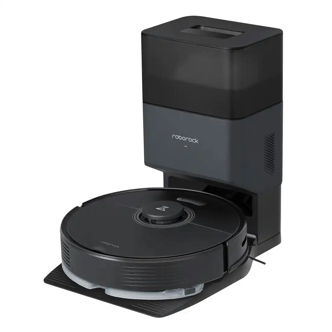 Roborock Q7 Max+ Robotic Vacuum & Mop Cleaner with Auto-Empty Dock - Black