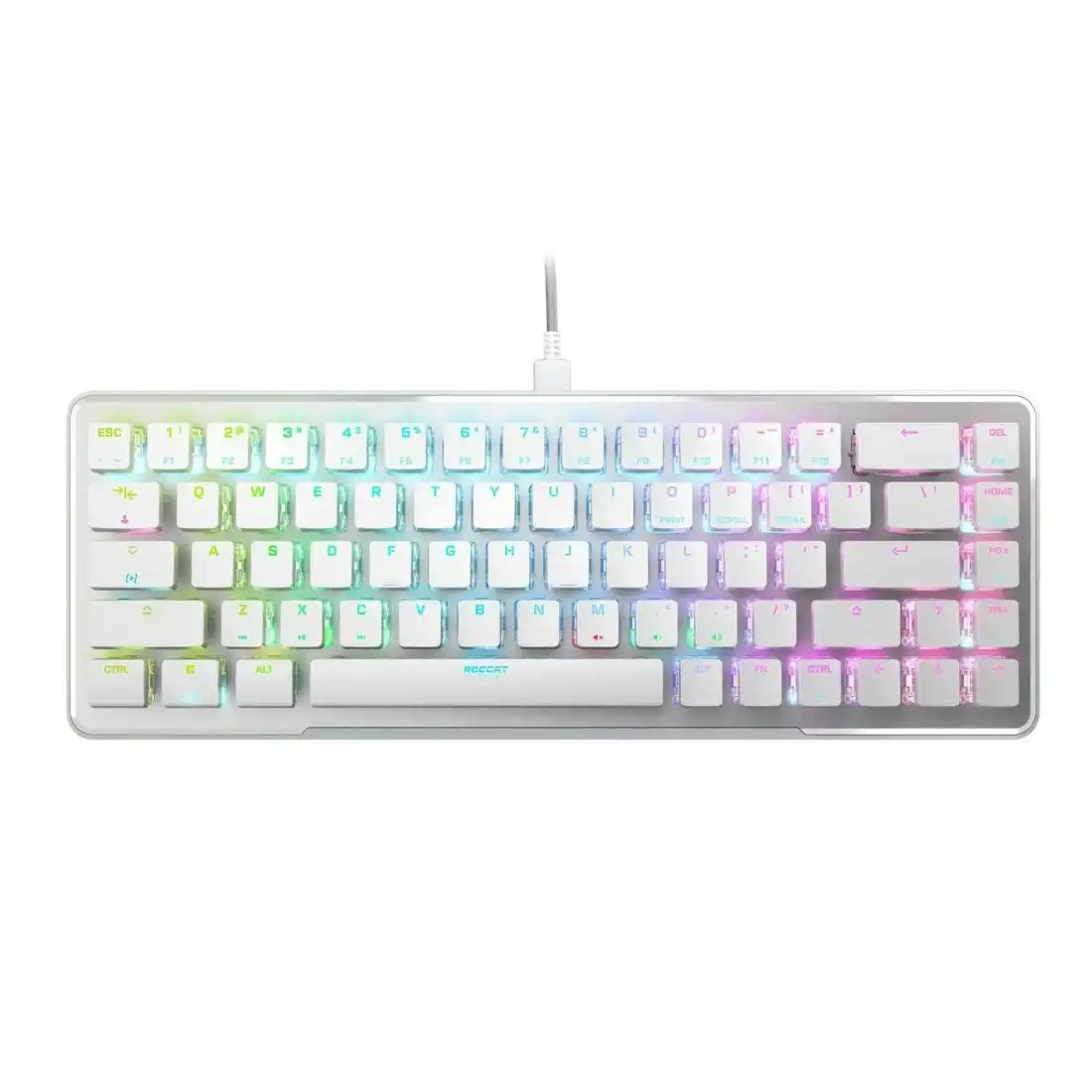 Roccat Vulcan II Mini Mechanical RGB Gaming Keyboard - White