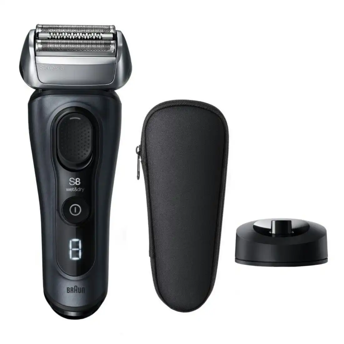 Braun Series 8 Latest Generation Wet & Dry Electric Shaver with Travel Case