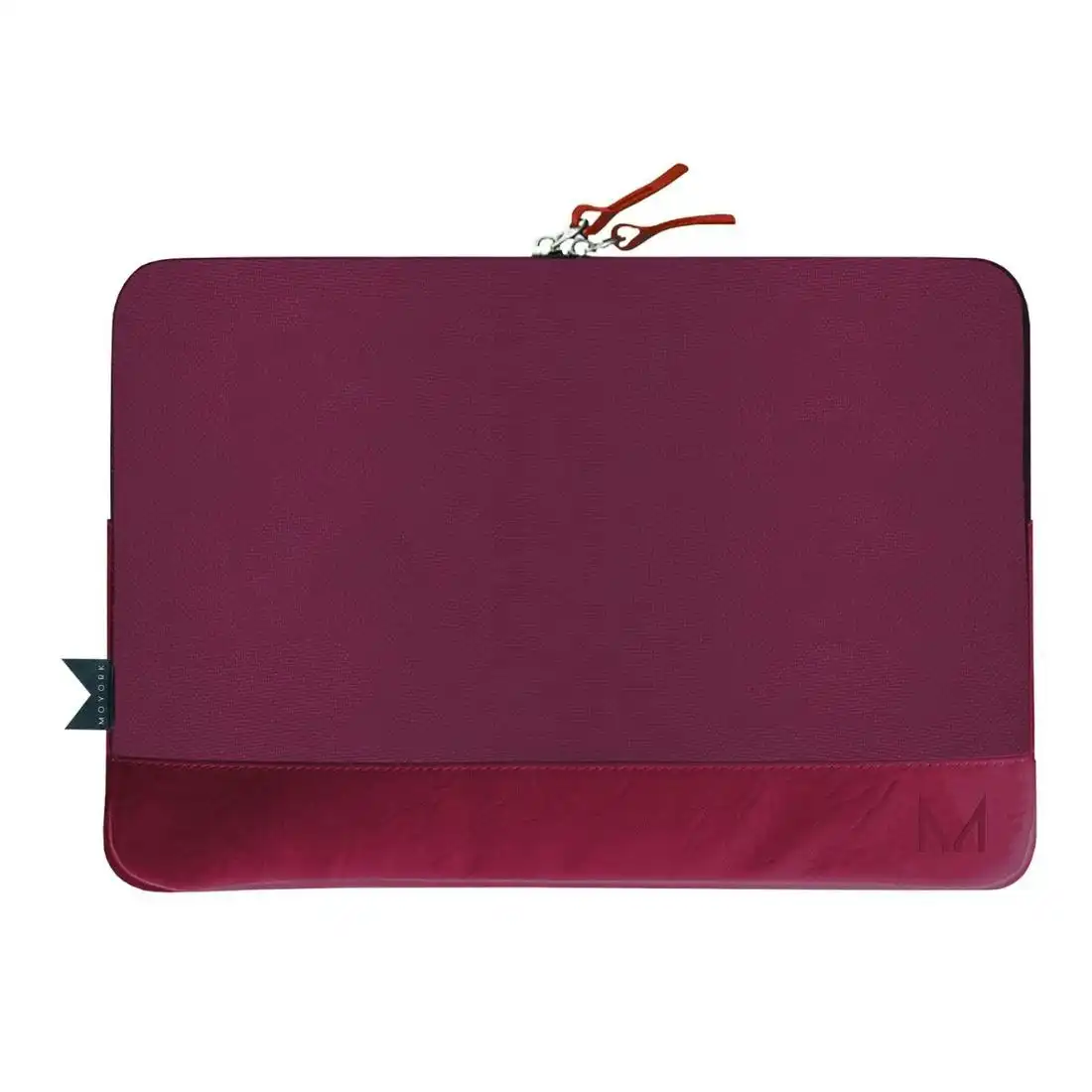 Moyork Cloak 13-14" Charging Sleeve - Merlot Leather