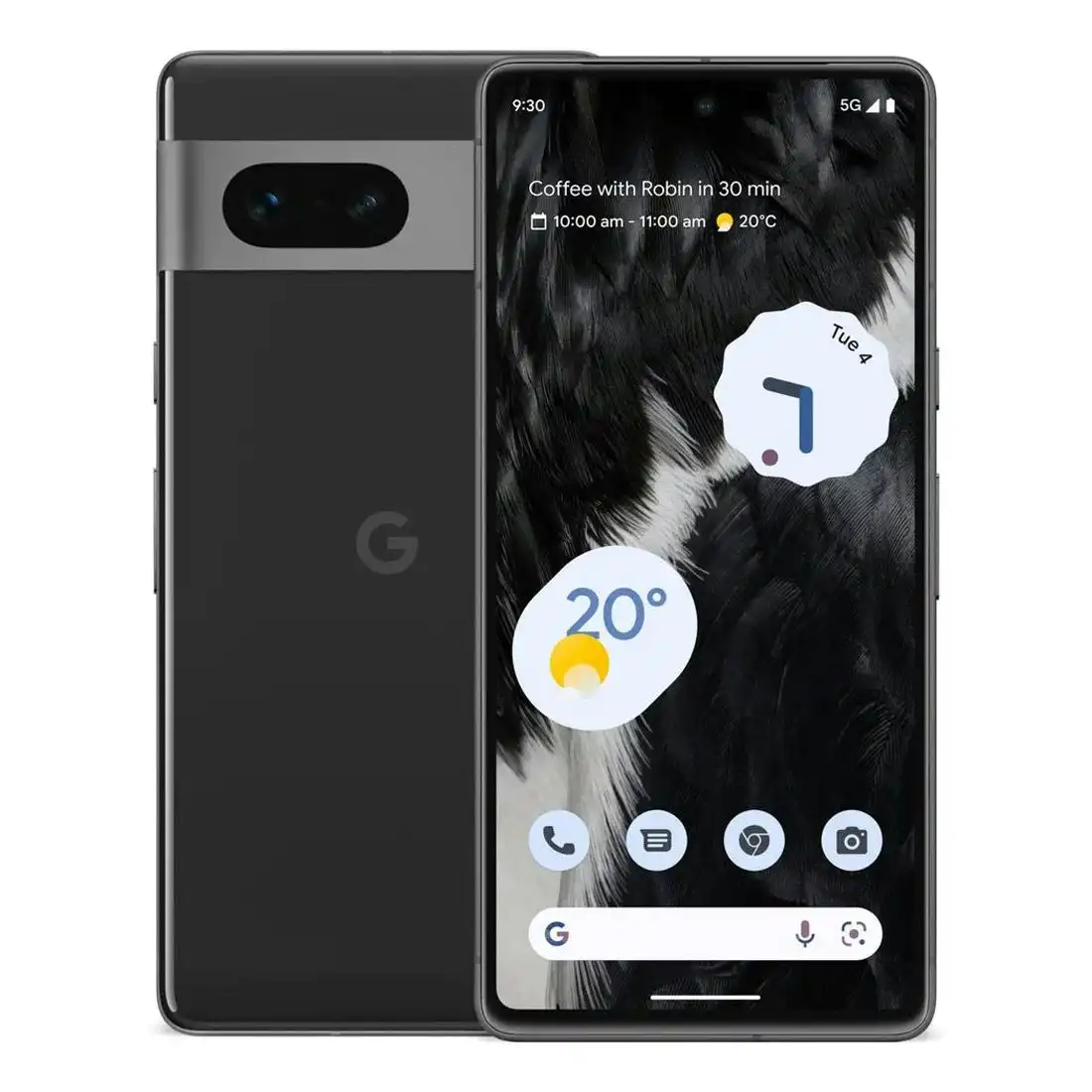 Google Pixel 7 5G (Dual Sim, 6.3 inches, 128GB/8GB, Global Version)  - Obsidian