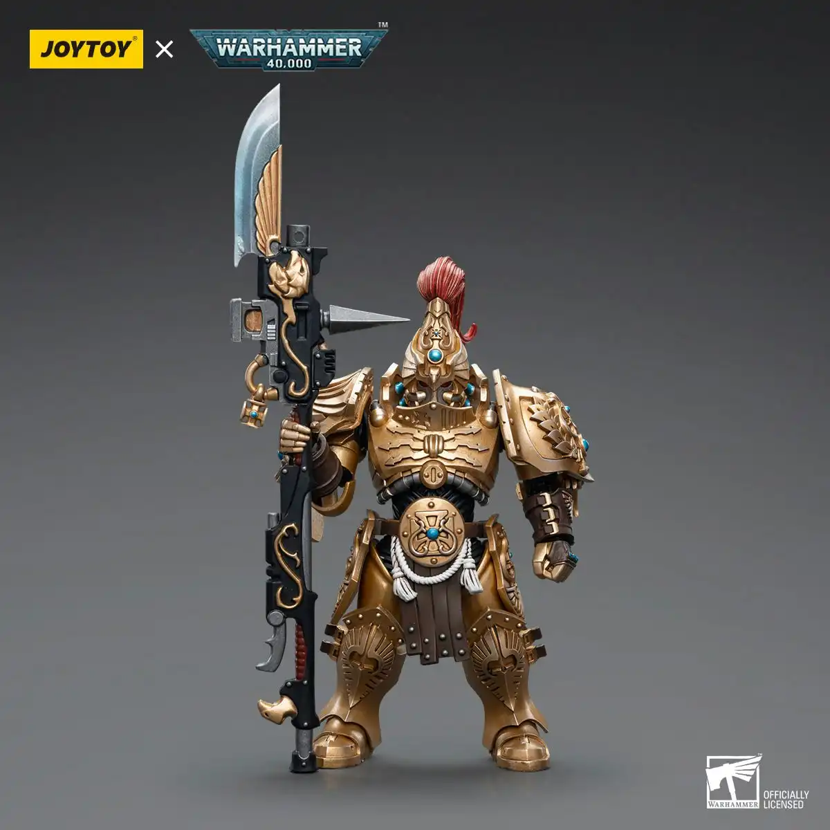 Warhammer Collectibles: 1/18 Scale Adeptus Custodes Custodian Guard with Guardian Spear