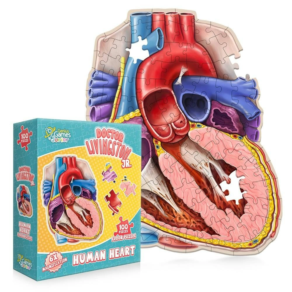 Dr. Livingston Jr. Kids Heart Puzzle