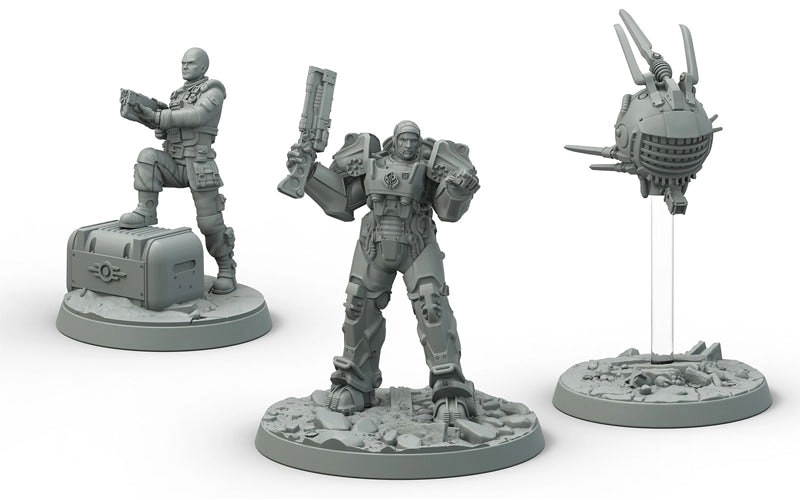 Fallout Wasteland Warfare Brotherhood of Steel Knight Captain Cade Paladin Danse