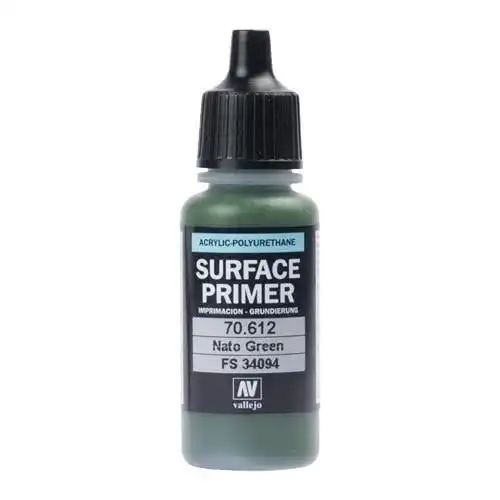 Vallejo Surface Primer - NATO Green 17 ml