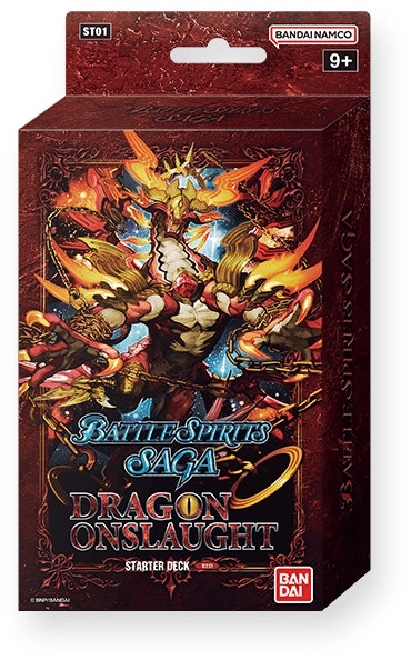 Battle Spirits Saga Card Game Starter Deck Dragon Onslaught Display (ST01)