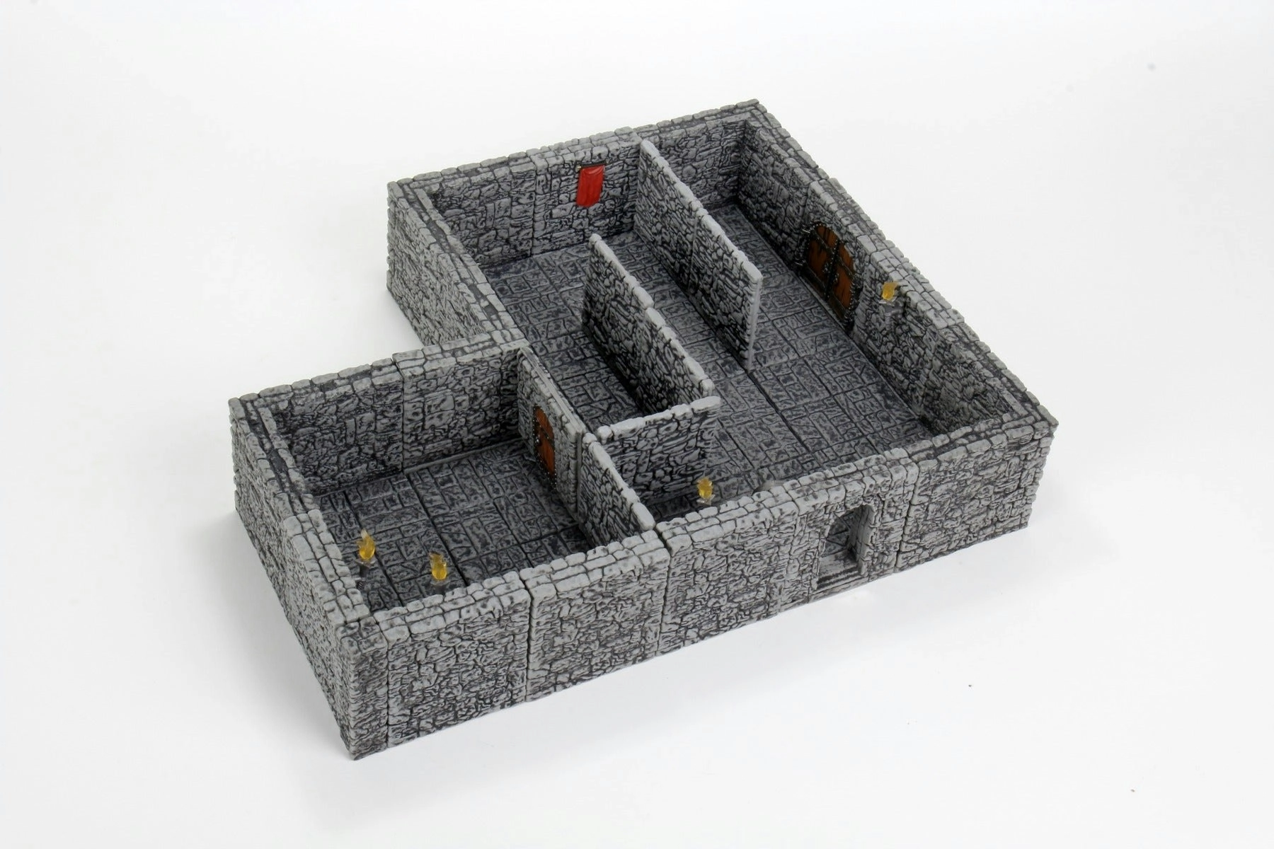 WarLock Tiles Dungeon Tiles II Full Height Stone Walls Expansion