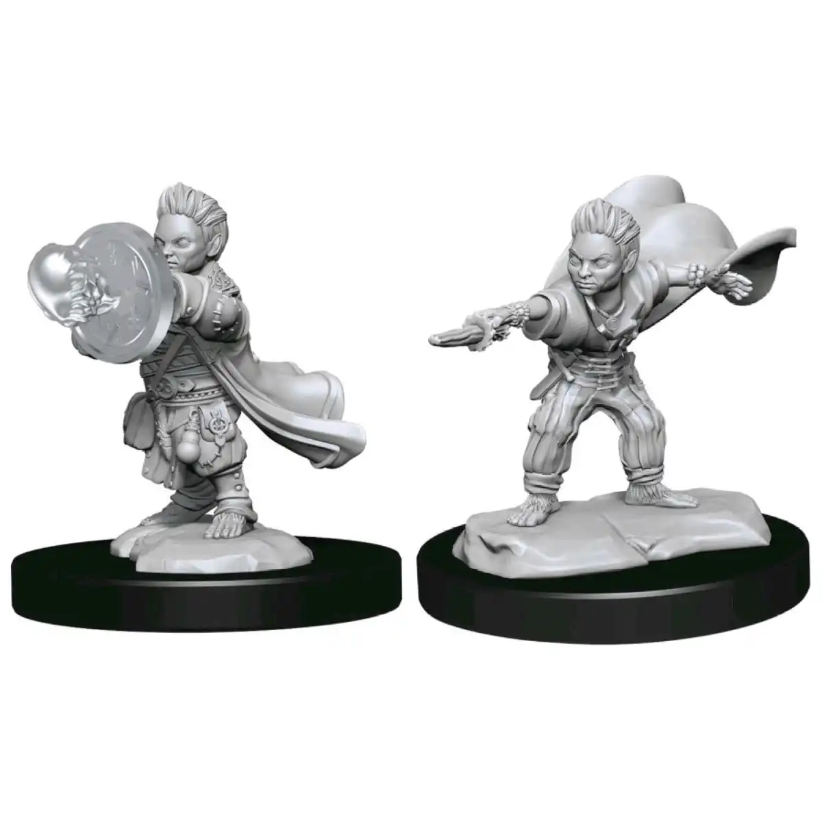 Pathfinder Deepcuts Unpainted Miniatures Halfling Wizard Male