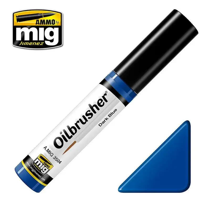 Ammo By Mig Oilbrusher Dark Blue