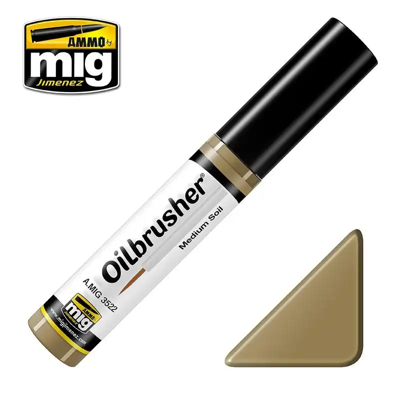 Ammo By Mig Oilbrusher Medium Soil