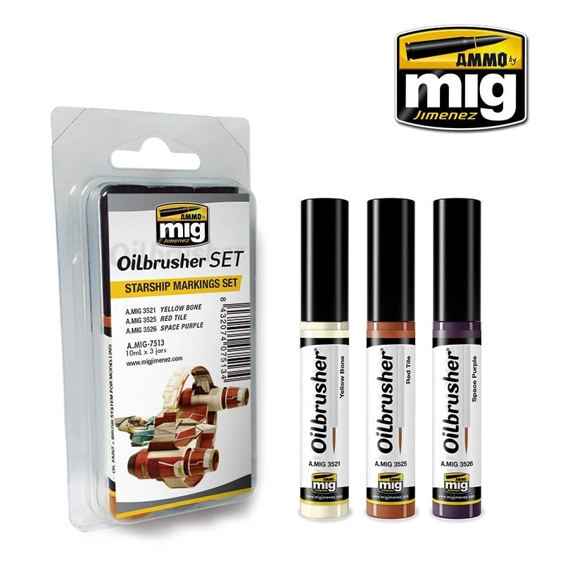 Ammo By Mig Oilbrushers Starship Markings Set