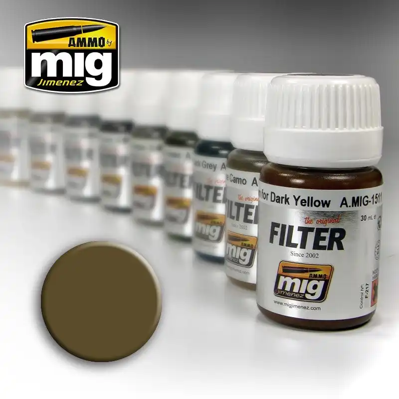 Ammo By Mig Filters Brown for Desert Yellow 35ml