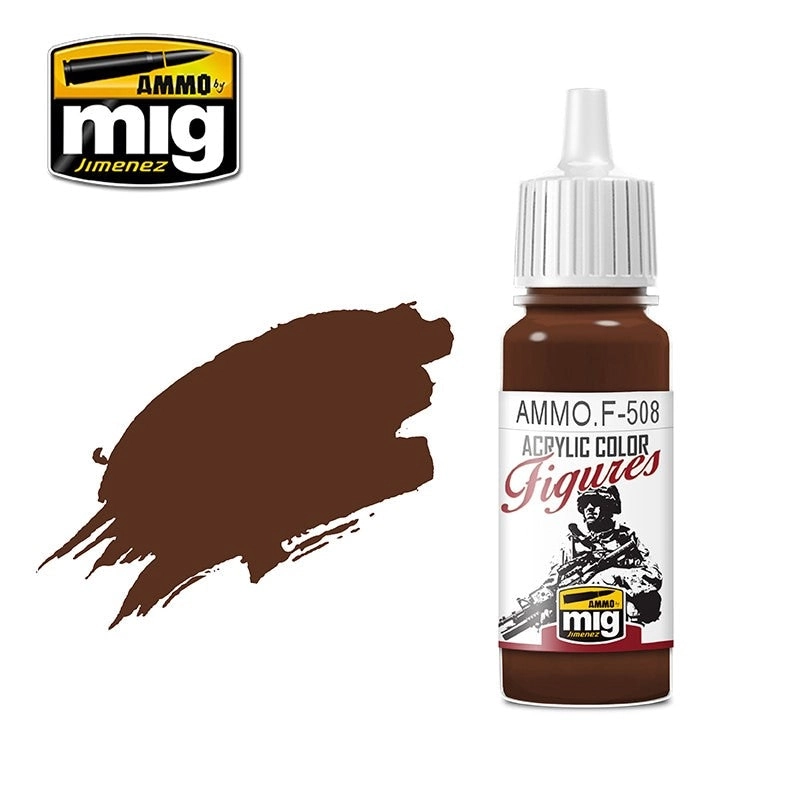 Ammo By Mig Figures Paints Brown Base 17ml