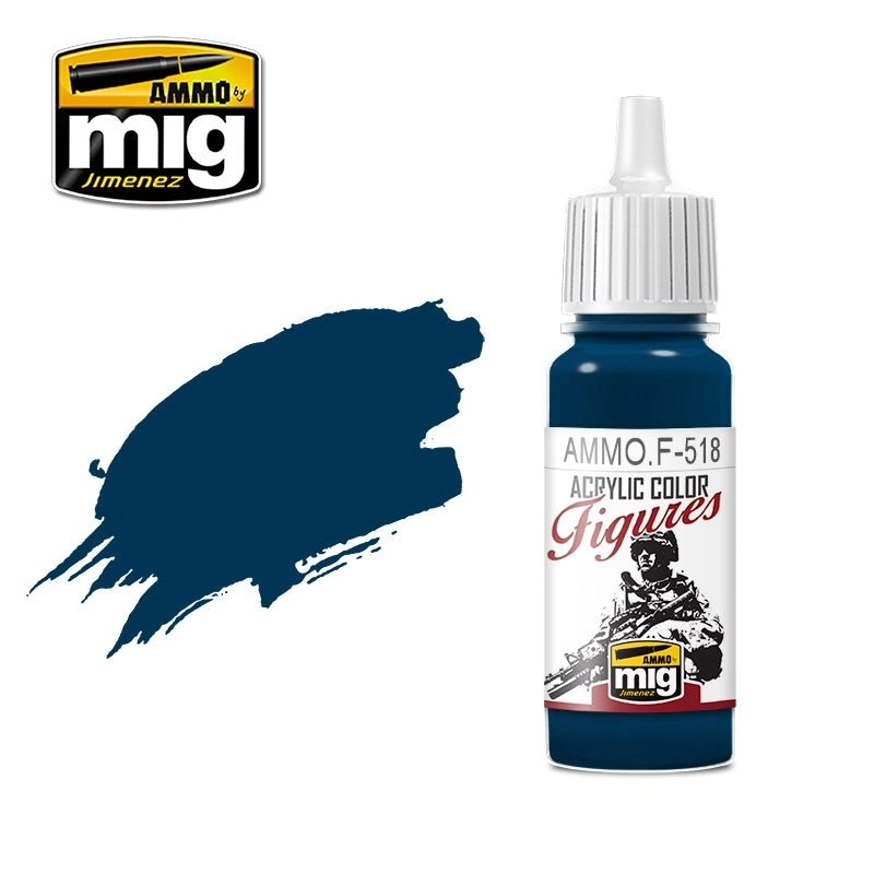 Ammo By Mig Figures Paints Marine Blue 17ml