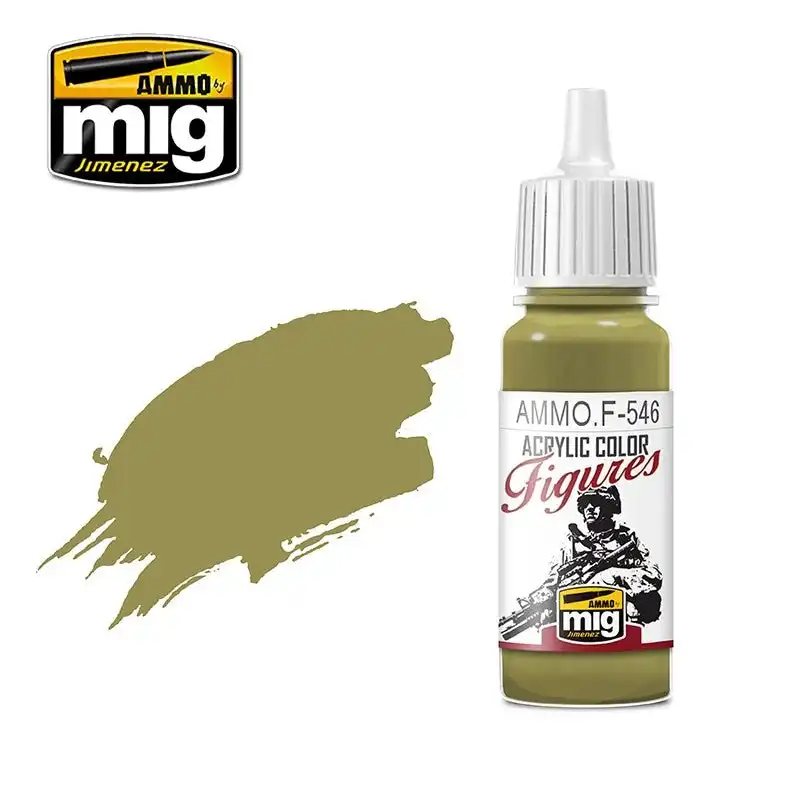 Ammo By Mig Figures Paints Ochre Brown 17ml