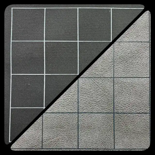 CHX 97480 Reversible Megamat 1" Squares Black-Grey (34½ x 48)