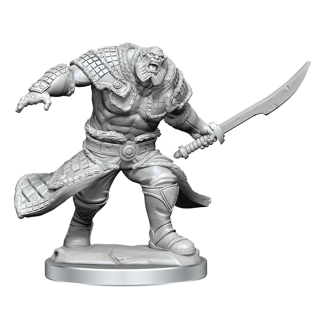 Magic the Gathering Unpainted Miniatures Zurgo Helmsmasher & Unyielding Krumar