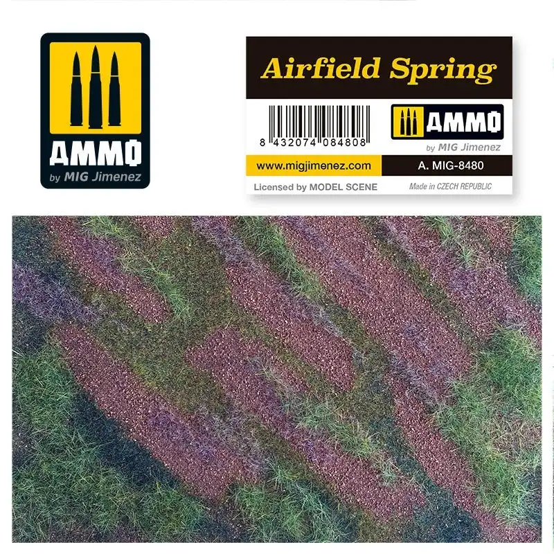 Ammo By Mig Dioramas - Scenic Mats - Airfield Spring