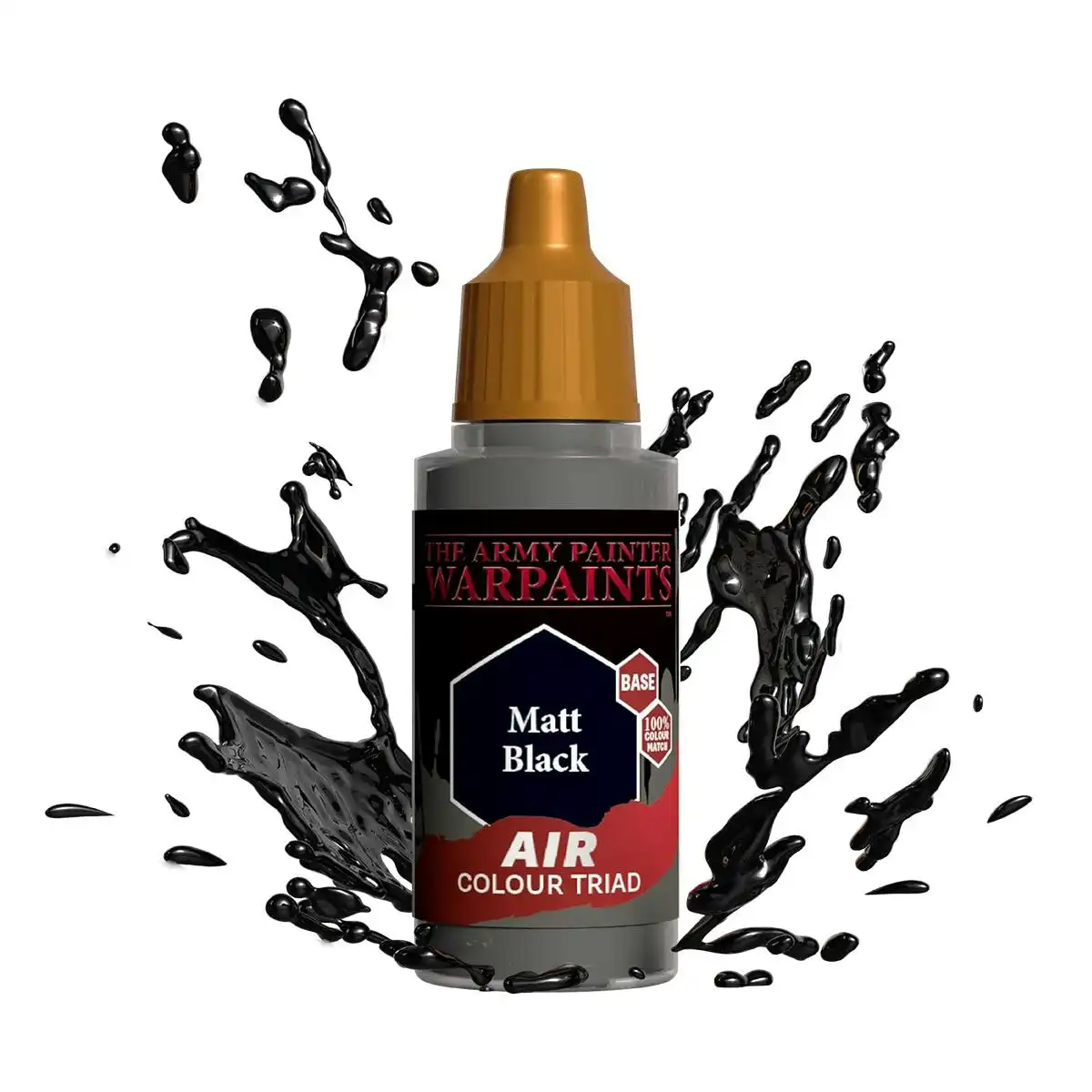 Army Painter Warpaints - Air Matt Black Acrylic Paint 18ml