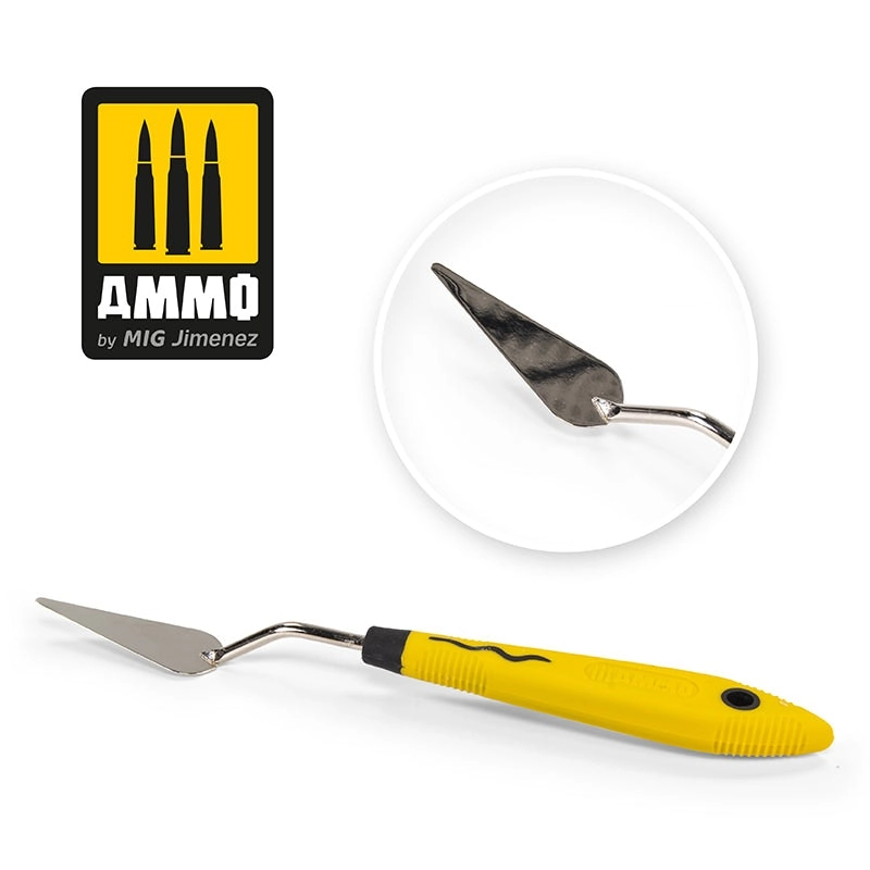 Ammo By Mig Accessories - Drop Shape Large Palette Knife